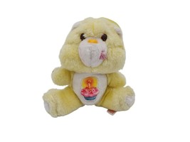 Vintage 1983 Care Bear Birthday Bear Kenner, Yellow w/ Cupcake - $23.61