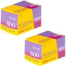 Pack of 2 Kodak 145 1855 Professional Portra 800 Color Negative Film (IS... - $73.99