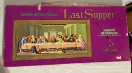 Vtg Lords Last Supper Paint by Number 32x15” MCM Original Box Craft Master M-312 - £26.48 GBP