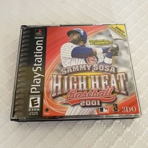 Sammy Sosa High Heat Baseball 2001 (Sony PlayStation 1) Complete CIB - £7.79 GBP