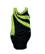 Snowflake Designs Shiny Black & Green Gymnastics Leotard Large - $20.19 CAD Snowflake Designs Shiny Black & Green Gymnastics Leotard Large - $20.19 CAD