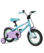 Kids Bike with Adjustable Handlebar and Saddle Purple-12 Inches - Color:... - €118,68 EUR