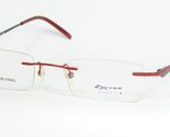 OXYDO Par Safilo X 230 Aay Rouge/Noir Lunettes sans Bordures 46-21-135mm - $80.86