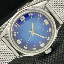 Vintage Favre Leuba Geneve Sea King Swiss Mens Sunburst Dial Watch 602-a313537-6 - $38.00