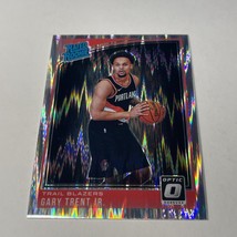 2018-19 Panini Donruss Optic Gary Trent Jr Rookie Shock Prizm Trail Blaz... - $2.99