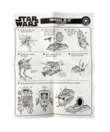 Star Wars Imperial AT-ST Scout Walker Vtg Instruction Sheet NO TOY 1995 ... - £13.59 GBP