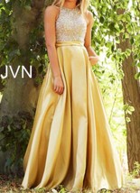 Jovani jvn49432a in Mustard - size 8 - £176.56 GBP