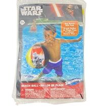 New DISNEY Swimways STAR WARS Inflatable Beach Ball  Age 3+ - $4.94