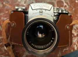 Excellent Exakta VX Camera with Carl Zeiss 58mm 1:2 f SLR Lens &amp; Case - £259.65 GBP