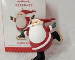 Hallmark Keepsake Christmas Tree Ornament 2013 Skating Santa Limited Edi... - $8.90