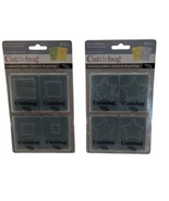 Cuttlebug Provo Craft  3D Embossing Folders 2x2.75&quot; (Lot Of 2) Stars &amp; S... - $16.82 CAD
