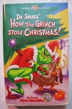 Dr. Seuss&#39; How The Grinch Stole Christmas Vhs Video 2000 - £11.84 GBP