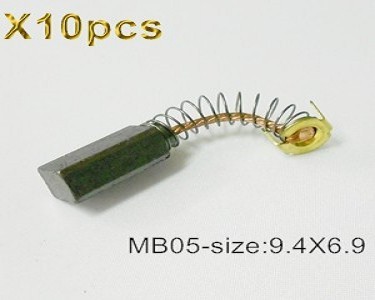 MSP X10pcs, Carbon Brush 9.4X6.9mm CTM Invacare Kymco Mobility Scooter Parts