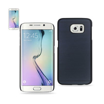 [Pack Of 2] Reiko Samsung Galaxy S6 Edge Wood Pattern Case In Navy - £19.64 GBP