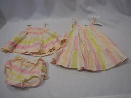 Baby Gap 3-6 Dress Diaper Cover Flutter Ruffle Tank Set Lot Spring Summer 3-6 - £19.77 GBP
