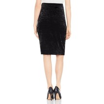 NWT Womens Size XS Vince Camuto Black Velvet Knee-Length Pencil Skirt - £22.70 GBP