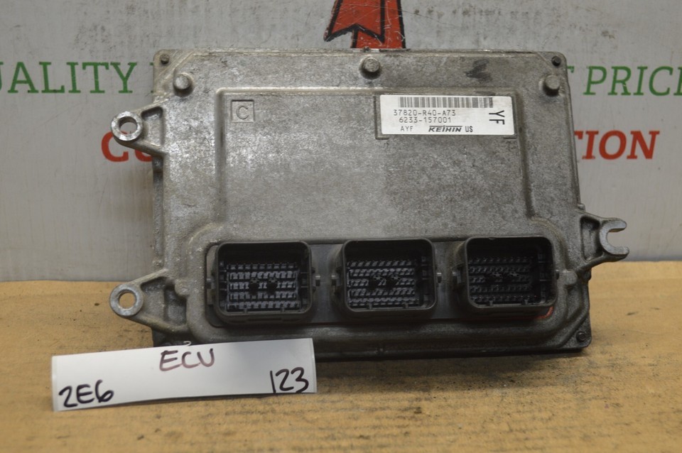 2010 Honda Accord Engine Control Unit ECU 37820R40A73 Module 123-2E6 - $30.37