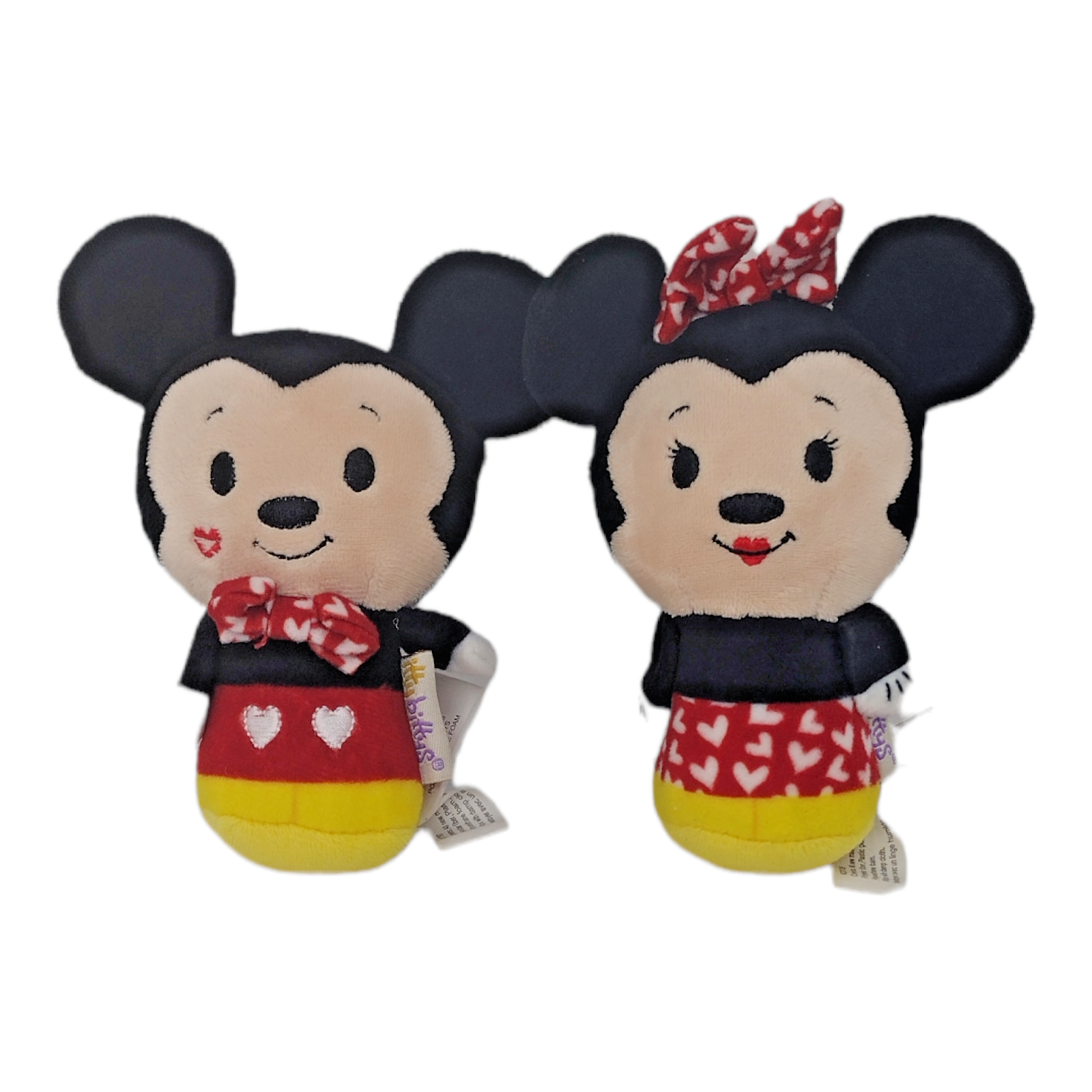 Primary image for Disney Mickey & Minie Mouse Itty Bittys Plushes 5" Stuffed Toys Hallmark