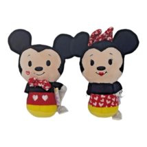 Disney Mickey &amp; Minie Mouse Itty Bittys Plushes 5&quot; Stuffed Toys Hallmark - £7.75 GBP