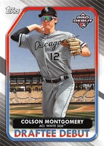 2022 Topps Pro Debut Draftee Debut #DB10 Colson Montgomery RC Rookie Card ⚾ - £0.69 GBP