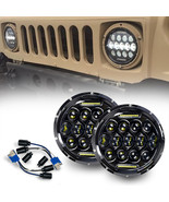2 Black Military M35 M35A2 M35A3 LED Pair Head Light Deuce 2 1/2 Ton 6x6... - £171.25 GBP