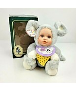 Geppeddo Cuddle Kids Marty Mouse Plush Doll Porcelain Face 9&quot; Box &amp; Tags... - $27.70 CAD