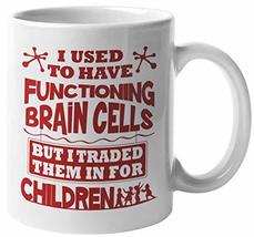 I Used To Have Functioning Brain Cells. Funny Parenting Saying Coffee &amp; Tea Mug  - £15.91 GBP+