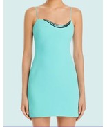 David Koma Embellished Metal Tube Mini Dress Color Aqua UK-14 US-10 RETA... - $365.31
