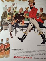 1955 Esquire Advertisement Johnnie Walker Red Black Scotch Front Cover - £8.62 GBP