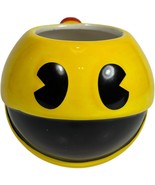 PAC Man by ZAK Ceramic Mug with Joystick Handle Yellow Black 12oz Capacity - $226.45 MXN