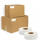 4000 pcs Direct Thermal Fanfold Labels 4x6&quot; Freezer Grade, Self-Adhesive - £124.57 GBP