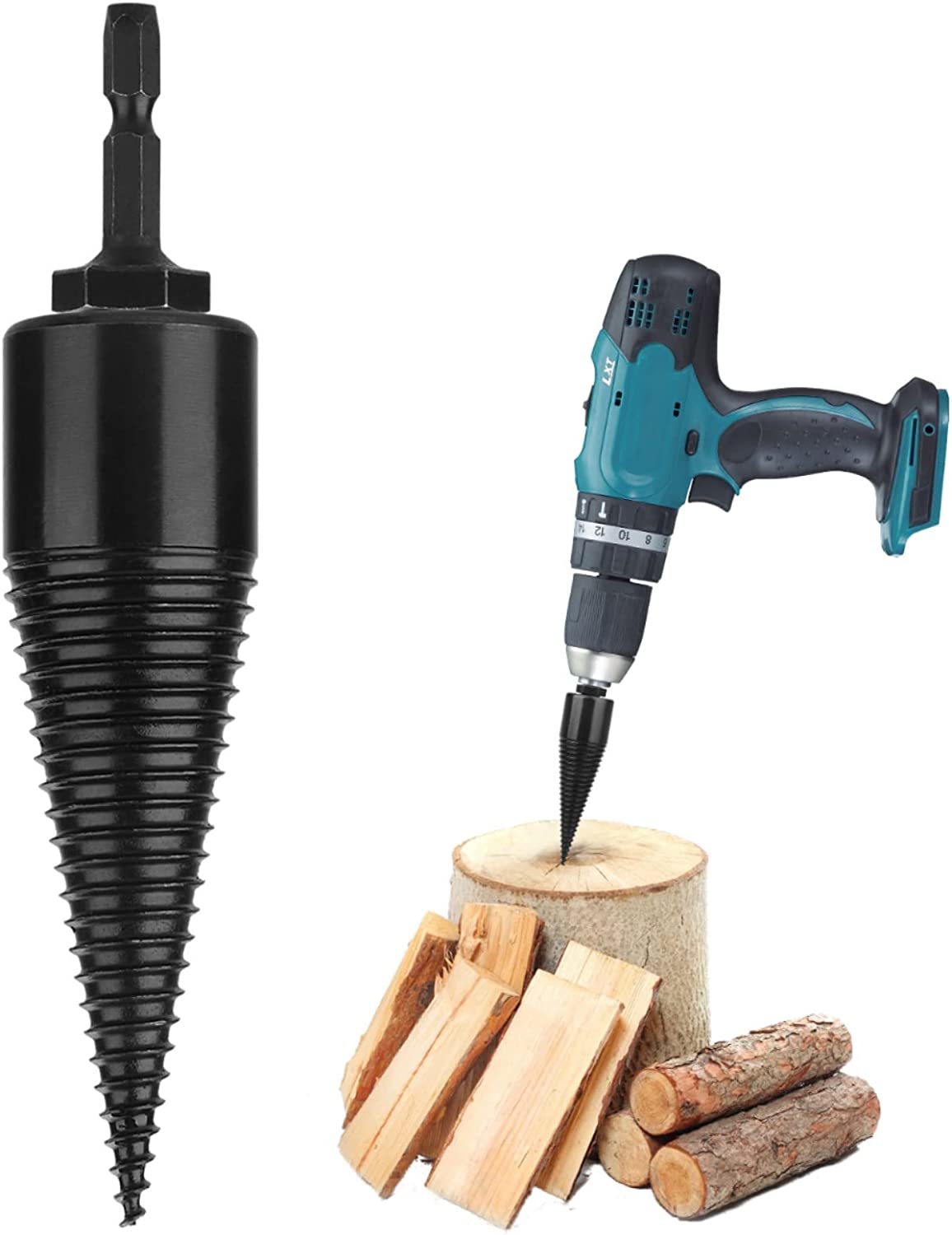 Black Steel Hex Shank Screw Cone Driver For Farm Hand Drill Stick - $38.96