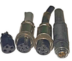 4pcs Microphone Plug Assorted Ham radio MICROPHONE PLUG / CB Radio Conne... - £2.54 GBP