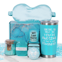 Mother&#39;s Day Gifts for Mom Her Wife, Relaxing Spa Gift Basket Set, Bath and Body - £30.35 GBP