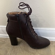 Style Co Lucillee Heeled Booties Wine 11M Minor Scratch On Heel Only B4HP - $39.95