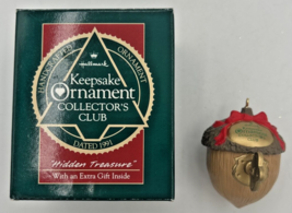 Hallmark Keepsake of Membership Ornament Hidden Treasure 1991 U74 - £15.97 GBP
