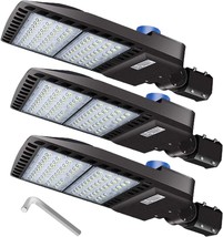LEDMO 3 Pack LED Parking Lot Lights 200W Adjustable with Photocell Slip Fitter - £332.46 GBP