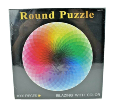 Bgraamiens Brain Games: Blazing with Color Round 1000 Piece Jigsaw Puzzl... - £12.38 GBP
