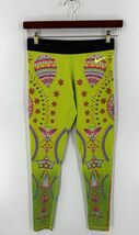Nike x Yuko Kanatani Leggings Sz M Lime Green Orange Bright Sparkling Su... - $99.00