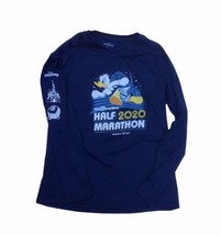 Walt Disney 2020 Half Marathon Running Shirt Donald Duck Long Sleeve Medium - £9.87 GBP