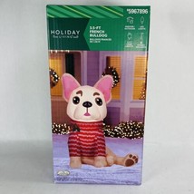 3.5 Ft. French Bulldog Christmas Sweater Airblown Yard Inflatable Dog Ho... - $856.58 MXN