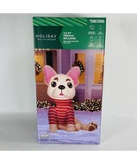 3.5 Ft. French Bulldog Christmas Sweater Airblown Yard Inflatable Dog Ho... - $856.58 MXN