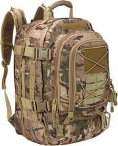 Tactical Backpack Military Hiking Daypack - Molle Backpack For Men 3 Day, Camo - $42.96