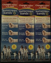 3 pks JADS Sunscreen Bands One Size Summer UVA UVB Sun Protection 18 ct - £4.71 GBP