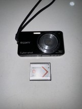 Sony Cyber-shot DSC-W530 14.1MP Digital Camera Battery Black - $222.75