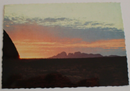 Central Australia Olgas at Sunset at Ayers Rock - Vintage Postcard - £4.67 GBP