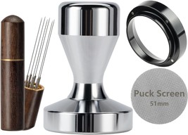 51Mm Tamper Espresso Accessories Kit: Espresso Tamper Set, Coffee Tamper... - £24.65 GBP