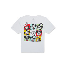 Disney Boys Mickey Mouse 100 Years Graphic T-Shirt, White Size L(10-12) - £12.45 GBP