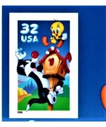 U S Stamps - Sylvester and Tweety Full Pane of Ten 32 Cent Stamps By USP... - $8.15 CAD