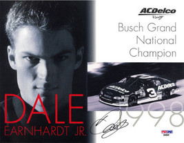 Dale Earnhardt, Jr. signed NASCAR 8x10 Photo- PSA Hologram #D09920 (#3 AC Delco  - £63.10 GBP